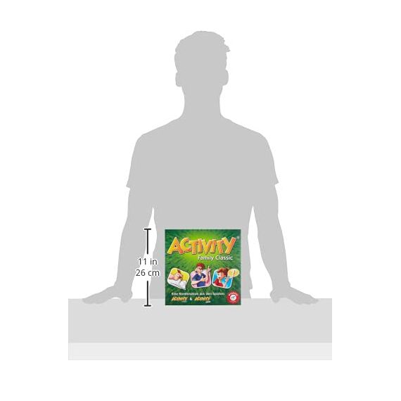 Piatnik 6050 Activity - Family Classic Der Spieleklassiker als Familien Version Junior und Originalkarten Ab 8 Jahren Für 3 bis 16 Spieler Pantomime, Zeichnen, Partyspiel