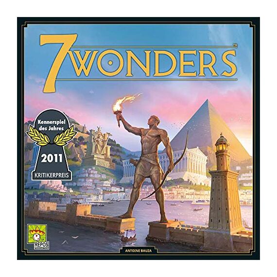 Repos Production | UNbox Now | 7 Wonders | Grundspiel | Kennerspiel des Jahres 2011 | Strategiespiel | 3-7 Spieler | Ab 10+ Jahren | 30+ Minuten | Deutsch