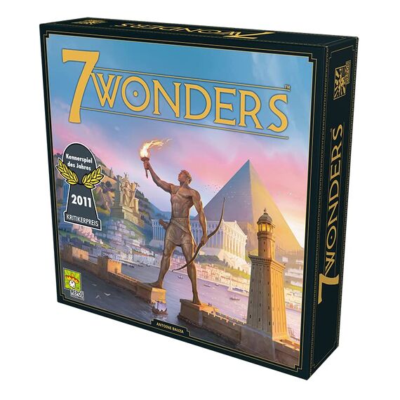 Repos Production | UNbox Now | 7 Wonders | Grundspiel | Kennerspiel des Jahres 2011 | Strategiespiel | 3-7 Spieler | Ab 10+ Jahren | 30+ Minuten | Deutsch