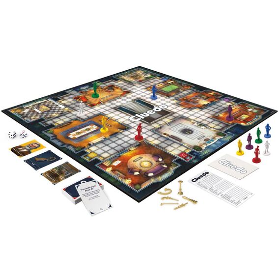 Hasbro Gaming Cluedo Brettspiel für Kinder ab 8 Jahren, neu gestaltetes Cluedo-Spiel für 2 bis 6 Spieler, Detektiv- und Rätselspiel, Mysteryspiel perfekt für die