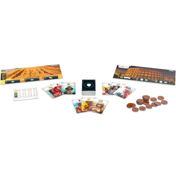 Asmodee 7 Wonders – Leaders, Erweiterung, Kennerspiel, Strategiespiel, 3-7 Spieler, ab 10+ Jahren, 30 Minuten, Deutsch