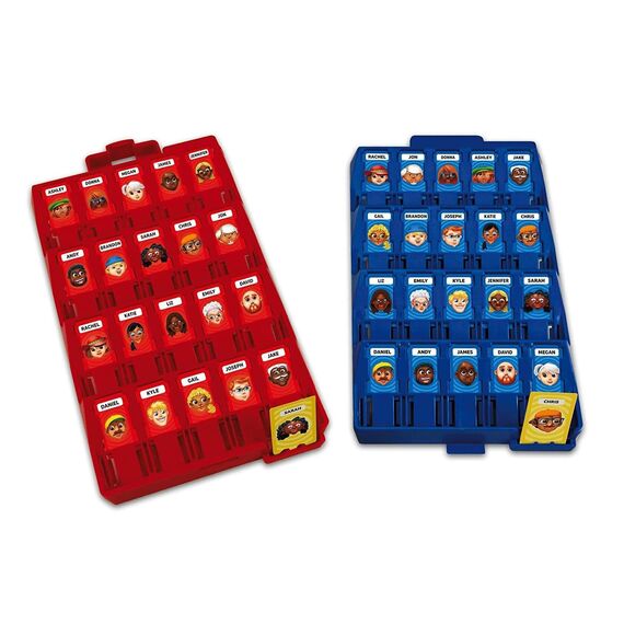 Schnappen und los, rate mal, wer? Spiel, originelles Ratespiel für Kinder ab 6 Jahren, tragbares 2-Spieler-Spiel, Reisespiel für Kinder