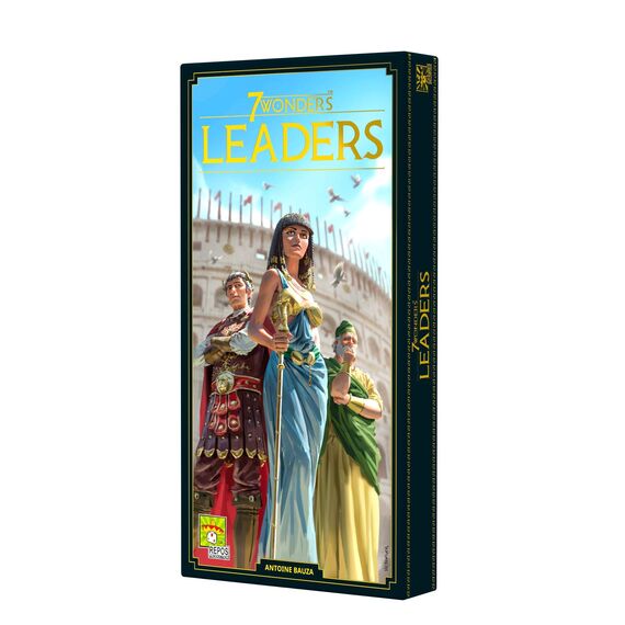 Asmodee 7 Wonders – Leaders, Erweiterung, Kennerspiel, Strategiespiel, 3-7 Spieler, ab 10+ Jahren, 30 Minuten, Deutsch