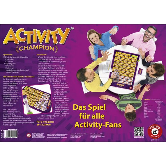 Piatnik 6051 6051-Partyspiel-Activity Champion/Partyspiel/Actvity Klassiker