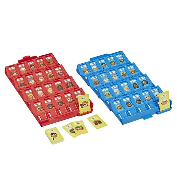 Schnappen und los, rate mal, wer? Spiel, originelles Ratespiel für Kinder ab 6 Jahren, tragbares 2-Spieler-Spiel, Reisespiel für Kinder