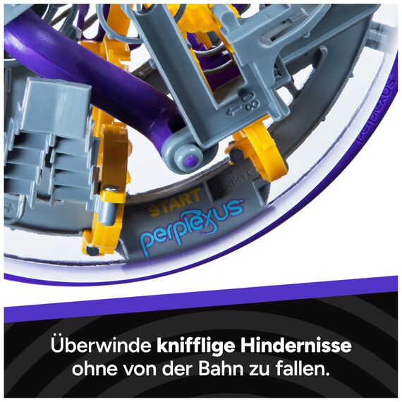 Spin Master Games - Perplexus Epic 3D Kugellabyrinth mit 125 Hindernissen, Konzentrationsspiel mit 360° Bewegung, Geschicklichkeitsspiel für Kinder ab 10 Jahren und Erwachsene