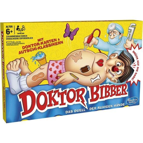 Ravensburger Schnappt Hubi, Gesellschafts- und Familienspiel & Hasbro B2176398 Dr. Bibber - Das Duell Der Ruhigen Hände, klassisches Vorschulspiel