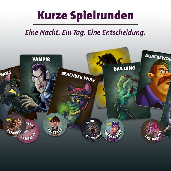 Ravensburger 26729 - Werwölfe - MorgenGrauen, Spielereihe ab 10 Jahren, Gesellschaftsspiel für 3-10 Spieler, Partyspiel