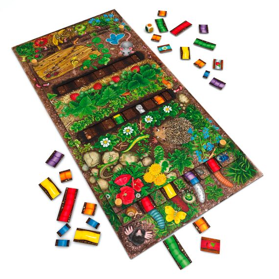 Zoch 601132100 Da ist der Wurm drin, Kinderspiel des Jahres 2011, kinderleichtes und gewitztes Würfel und Beobachtungsspiel, ab 4 Jahren
