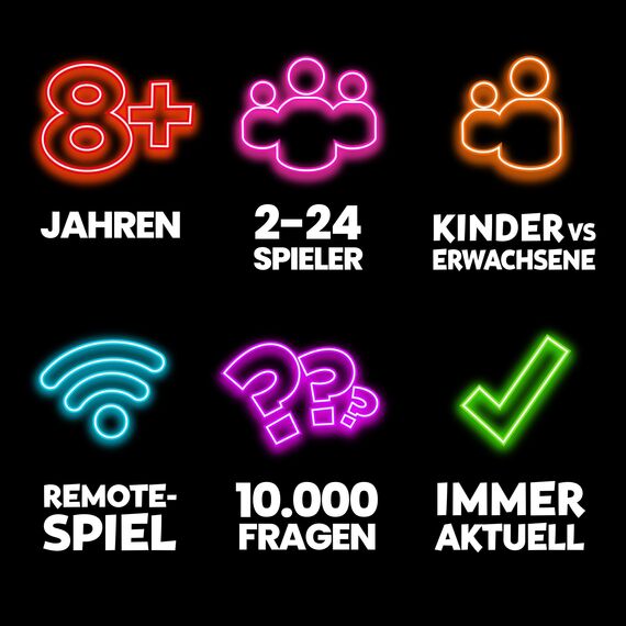Outsmarted – Das Digitale Quizshow-Brettspiel | Kinder, Jugendliche und Erwachsene | Spielabend der nächsten Generation für Familie und Freunde | 2–24 Spieler | Ab 8 Jahren | Über 10.000 Fragen