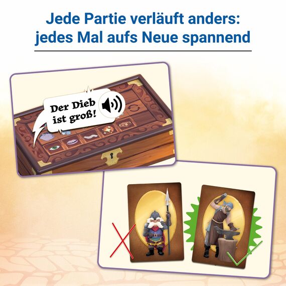 Ravensburger Kinderspiel 23494 - Wer War's? Gesellschafts- und Familienspiel, für Kinder und Erwachsene, Kinderspiel des Jahres, ab 6 Jahren, für 2-4 Spieler