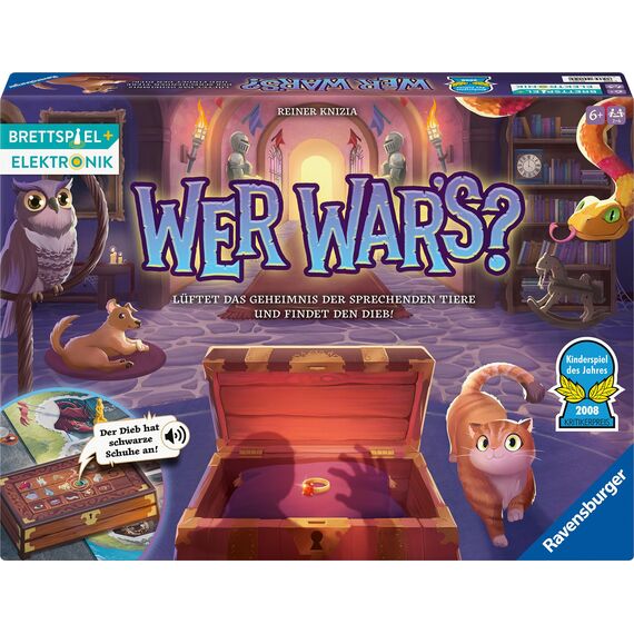 Ravensburger Kinderspiel 23494 - Wer War's? Gesellschafts- und Familienspiel, für Kinder und Erwachsene, Kinderspiel des Jahres, ab 6 Jahren, für 2-4 Spieler