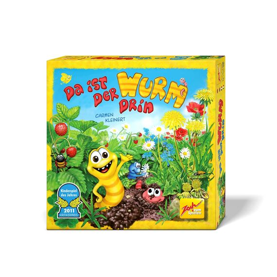 Zoch 601132100 Da ist der Wurm drin, Kinderspiel des Jahres 2011, kinderleichtes und gewitztes Würfel und Beobachtungsspiel, ab 4 Jahren