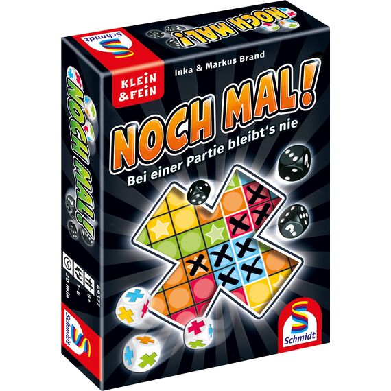 Ravensburger Schnappt Hubi & Schmidt Spiele 49327 Noch mal, Würfelspiel aus der Serie Klein & Fein für 2-4 Spieler ab 5 Jahren