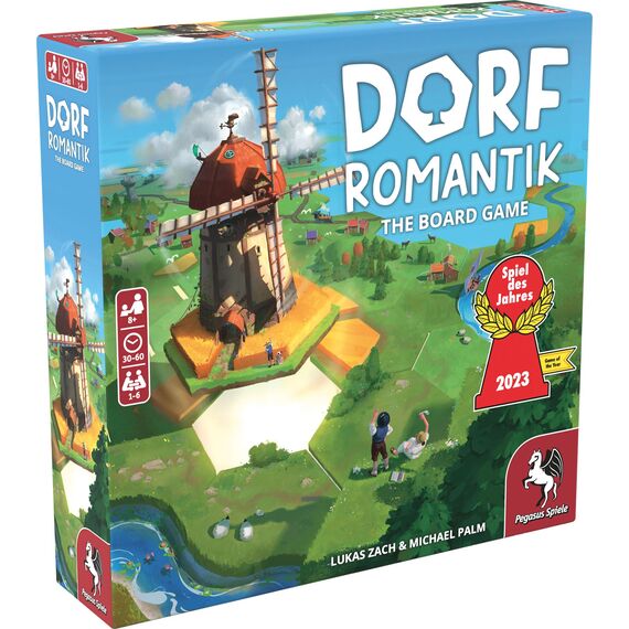 Pegasus Spiele 51240E Dorfomantik - The Board Game Board Games (English Version), 1-6 Players, ‎Multicoloured