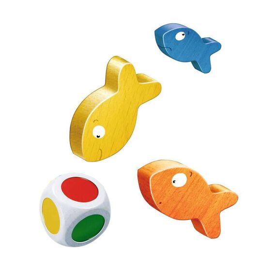 Ravensburger 23334 - Tempo, kleine Fische, Mitbringspiel für 1-6 Spieler & 23280 - Billy Biber, Mitbringspiel für 1-4 Spieler, Kinderspiel ab 4 Jahren, kompaktes Format, Reisespiel