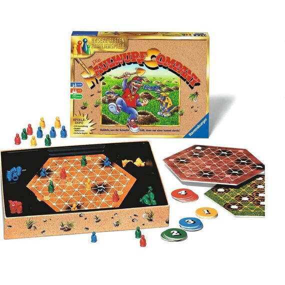 Ravensburger 26423 - Die Maulwurf Company & Familienspiel 26955 - Das verrückte Labyrinth - Gesellschaftsspiel - Spieleklassiker für 2-4 Personen, Brettspiel ab 7 Jahren