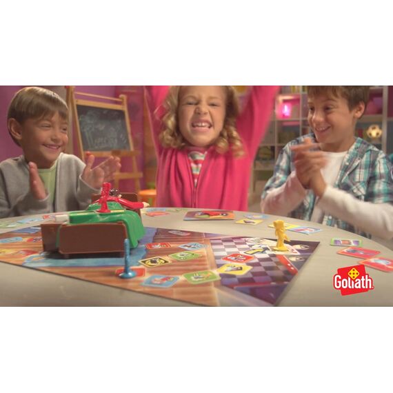 Goliath - LASS PAPA PENNEN - Kinderspiele ab 5 Jahren und 2 bis 4 Spieler - Gesellschaftsspiel für Junge und Mädchen voller Aufregung und Spaß mit Eindeutigen Anleitungen, Blau