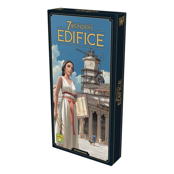 Asmodee 7 Wonders – Edifice, Erweiterung, Kennerspiel, Strategiespiel, 3-7 Spieler, ab 10+ Jahren, 30 Minuten, Deutsch