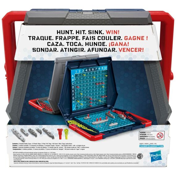 Hasbro Battleship Klassisches Brettspiel, spannendes Strategiespiel für Kinder ab 7 Jahren