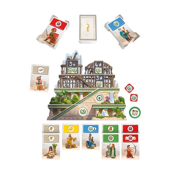 Asmodee 7 Wonders Architects, Grundspiel, Kennerspiel, Strategiespiel, 2-7 Spieler, ab 8+ Jahren, 25 Minuten, Deutsch