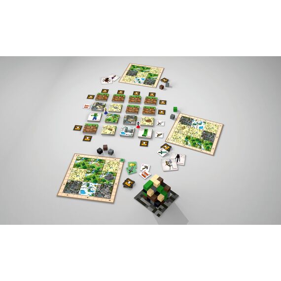 Ravensburger Familienspiel 26132 - Minecraft Builders & Biomes - Gesellschaftsspiel für Kinder und Erwachsene, für 2-4 Spieler, Brettspiel ab 10 Jahren