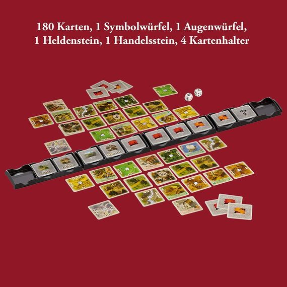 KOSMOS 693732 Catan - Das Duell, Spiel mit Karten fürgenau 2 Spieler, Spiel für 2 Personen, Gesellschaftsspiel ab 12 Jahre für 2 Personen, Brettspiel