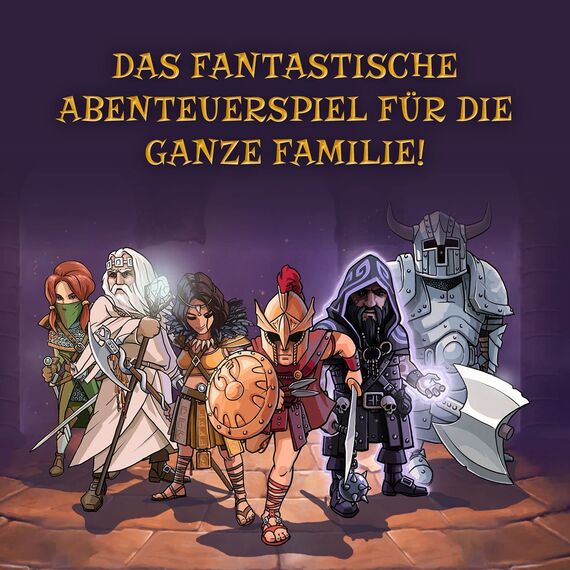 Kosmos 682286 Karak - Das Abenteuer beginnt, spannendes Kinderspiel ab 7 Jahre für 2-5 Personen, Fantasy Abenteuer Spiel, Brettspiel mit Würfeln, deutsche Anleitung, Grey
