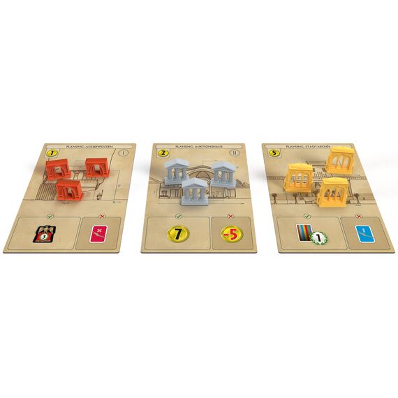 Asmodee 7 Wonders – Edifice, Erweiterung, Kennerspiel, Strategiespiel, 3-7 Spieler, ab 10+ Jahren, 30 Minuten, Deutsch
