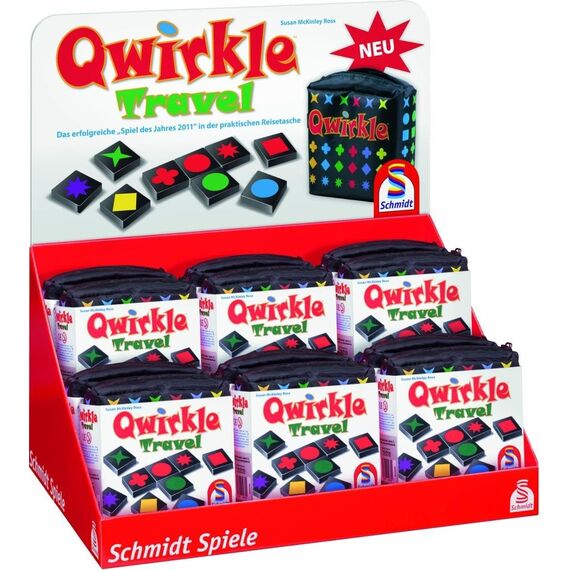 Schmidt Spiele 49270 Qwirkle Travel, Spiel des Jahres 2011 als Reisespiel