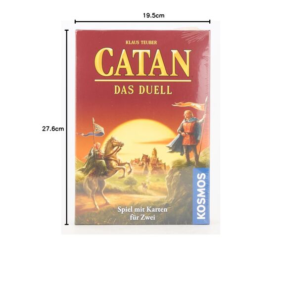 KOSMOS 693732 Catan - Das Duell, Spiel mit Karten fürgenau 2 Spieler, Spiel für 2 Personen, Gesellschaftsspiel ab 12 Jahre für 2 Personen, Brettspiel