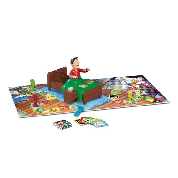 Goliath - LASS PAPA PENNEN - Kinderspiele ab 5 Jahren und 2 bis 4 Spieler - Gesellschaftsspiel für Junge und Mädchen voller Aufregung und Spaß mit Eindeutigen Anleitungen, Blau