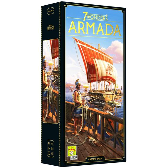 Asmodee 7 Wonders – Armada, Erweiterung, Kennerspiel, Strategiespiel, 3-7 Spieler, ab 10+ Jahren, 30 Minuten, Deutsch