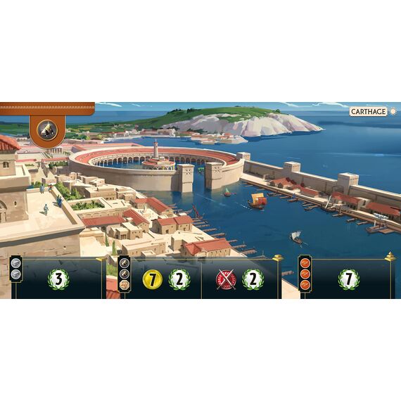 Asmodee 7 Wonders – Edifice, Erweiterung, Kennerspiel, Strategiespiel, 3-7 Spieler, ab 10+ Jahren, 30 Minuten, Deutsch