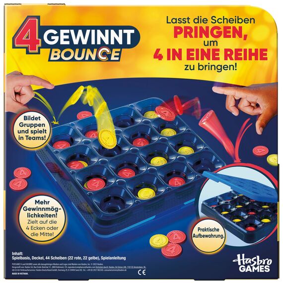 4 gewinnt Bounce Spiel - Deutsche Version