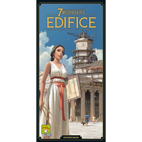 Asmodee 7 Wonders – Edifice, Erweiterung, Kennerspiel, Strategiespiel, 3-7 Spieler, ab 10+ Jahren, 30 Minuten, Deutsch