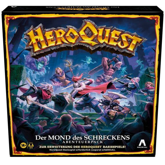 Avalon Hill HeroQuest Der Mond des Schreckens Abenteuerpack, HeroQuest Basisspiel erforderlich, Rollenspiel, Multi-colord