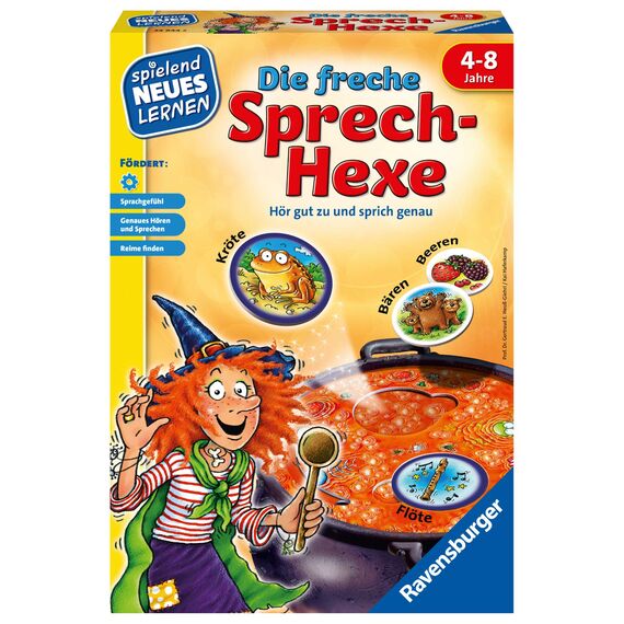 Ravensburger 24955 - Wort für Wort - Spielen und Lernen für Kinder & 24944 - Die freche Sprech-Hexe - Spielen und Lernen für Kinder