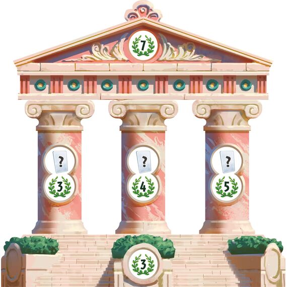 Asmodee 7 Wonders Architects, Grundspiel, Kennerspiel, Strategiespiel, 2-7 Spieler, ab 8+ Jahren, 25 Minuten, Deutsch