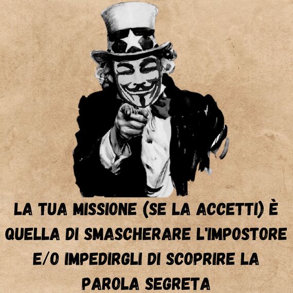 Oh Happy Games L'Impostore - Riesci a scoprirlo? Bluff, creatività, gioco di Parole e di sospetto! Divertente Gioco da tavolo per Bambini e adulti