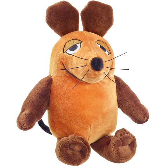 Schmidt Spiele 42188 - Die Sendung mit der Maus, Plüschtier, 25 cm, Orange, Braun