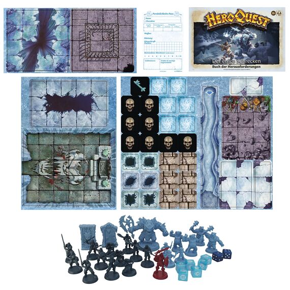 Hasbro Avalon Hill HeroQuest Der eisige Schrecken Abenteuerpack, ab 14 Jahren, HeroQuest Basisspiel erforderlich, Multi