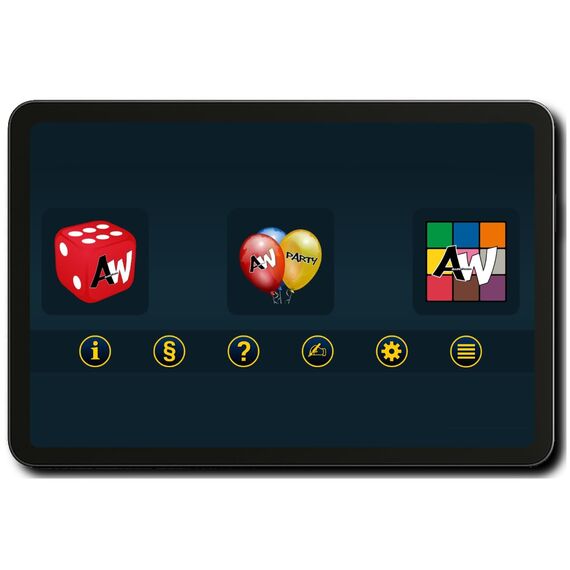Alleswisser - Das Brettspiel mit App, interaktives Quiz-, Wissens- und Familienspiel für iOS und Android mit Tasche im Kunst & Kultur-Layout