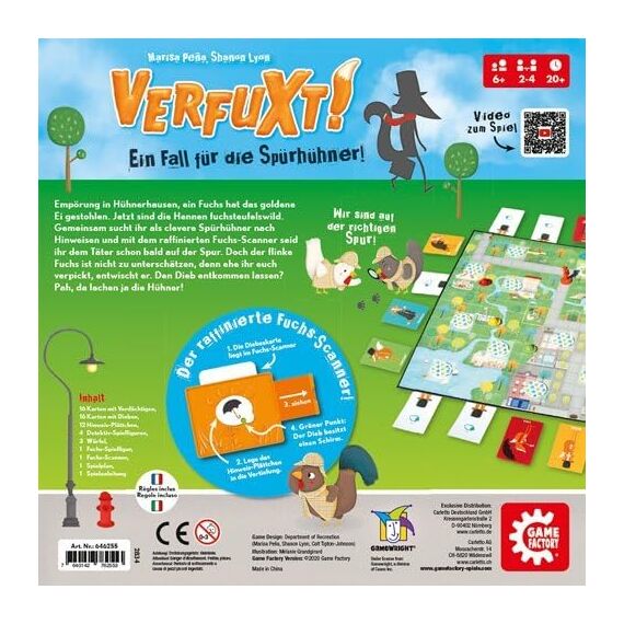 Game Factory 646255 Verfuxt, Detektivspiel für Kinder ab 6 Jahren, Kinderspiel