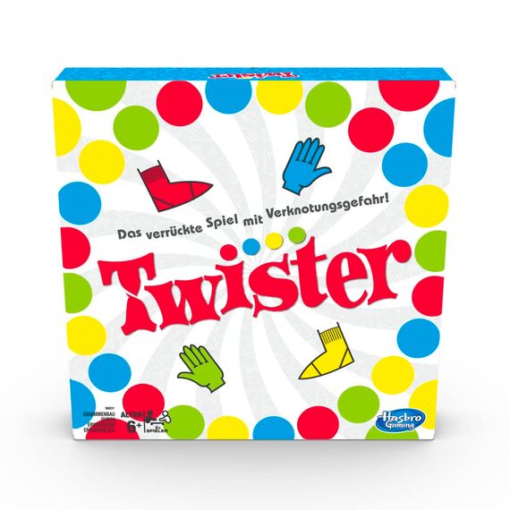Hasbro 15692398 Looping Louie Kinderspiel, lustiges 3D Spiel, Partyspiel für Kindergeburtstage & Erwachsene, 2-4 Spieler, ab 4 Jahren & Hasbro Gaming Gaming Twister Spiel