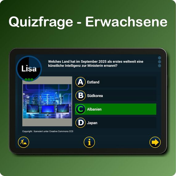 Alleswisser - Das Brettspiel mit App, interaktives Quiz-, Wissens- und Familienspiel für iOS und Android mit Tasche im Kunst & Kultur-Layout