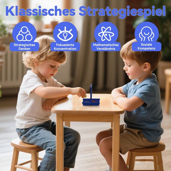 Pup Go 4 in Einer Reihe im Taschenformat Für Kinder ab 3 Jahren, Perfektes Reisespiel, Ideal für Auto, Reisen & Flugzeug. Tragbares Strategiespiel für 2 Spieler