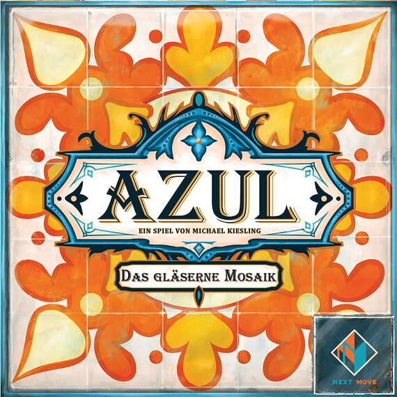Next Move Games, Azul – Das gläserne Mosaik, Erweiterung, Familienspiel, 2-4 Spieler, Ab 8+ Jahren, 30-45 Minuten, Deutsch