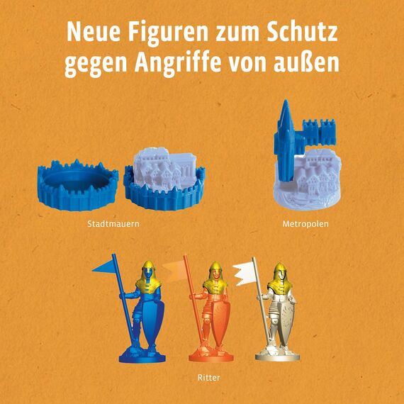KOSMOS 682736 Catan - Städte & Ritter, Erweiterung zum Siedler von Catan, Brettspiel für 3-4 Personen ab 12 Jahren, nur spielbar mit dem Basisspiel