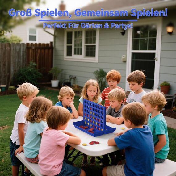 Pup Go Groß Format 4 in Einer Reihe Brettspiele für Kinder 3+, Weihnachen Geschenk fur Mädchen Jungen, Familie Brettspiele Outdoor, Perfekt als Partyspiel, Gesellschaftsspiel & Familienspaß
